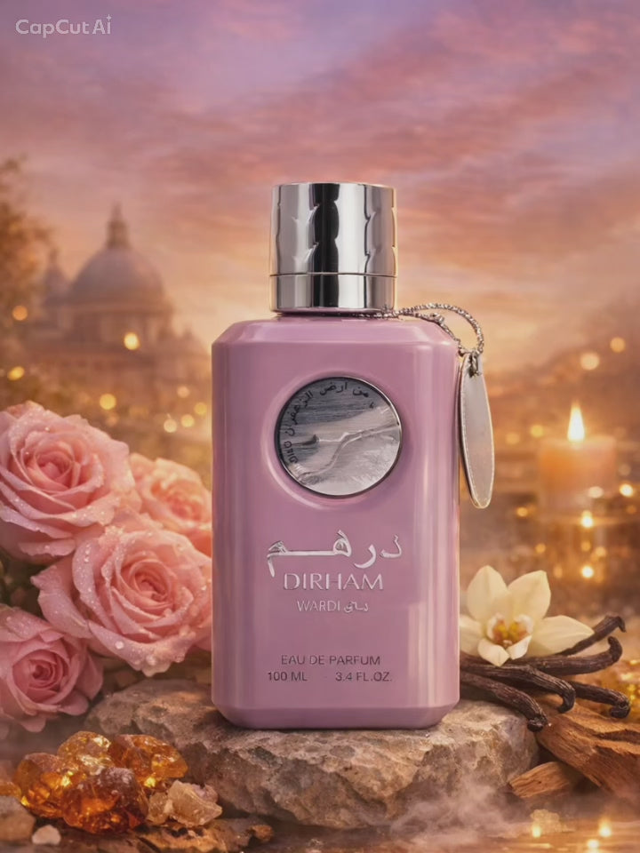 Dirham Wardiya Eau de Parfum – 100ml (Women’s Floral Sweet Fragrance