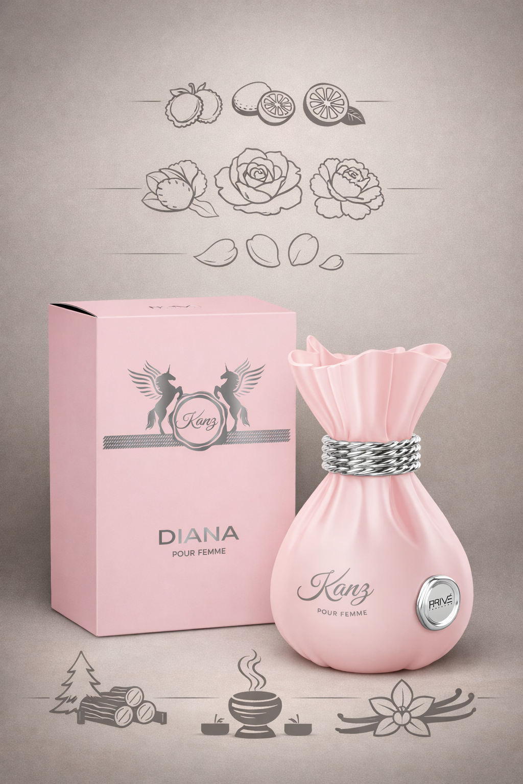 Prive Kanz Diana 100 ml EDP inspired fragrance