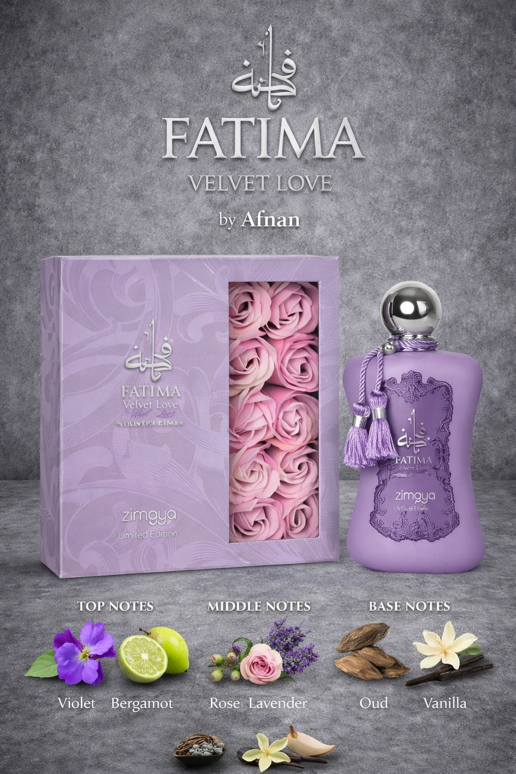 Fatima Velvet Love Perfume 100ml EDP Zimaya By Afnan