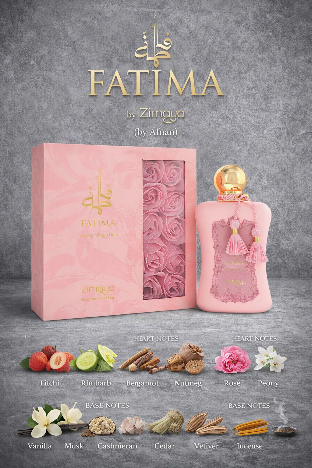 Fatima Perfume 100ml EDP Zimaya By Afnan