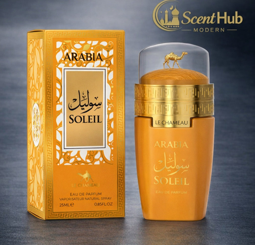 ✨ Arabia Soleil — 25ml Travel Size Perfume (Fresh, Long‑Lasting Unisex Fragrance)