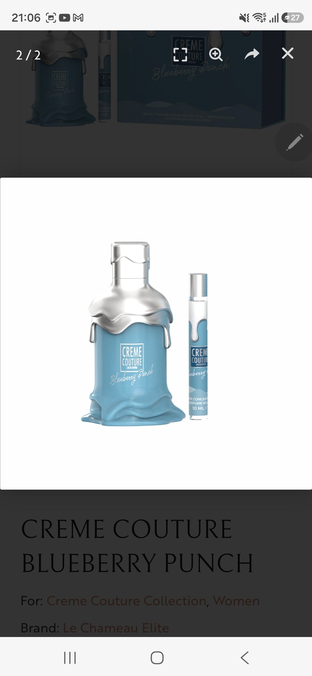 💙✨Creme Couture Blueberry Punch – Eau de Parfum Gift Set