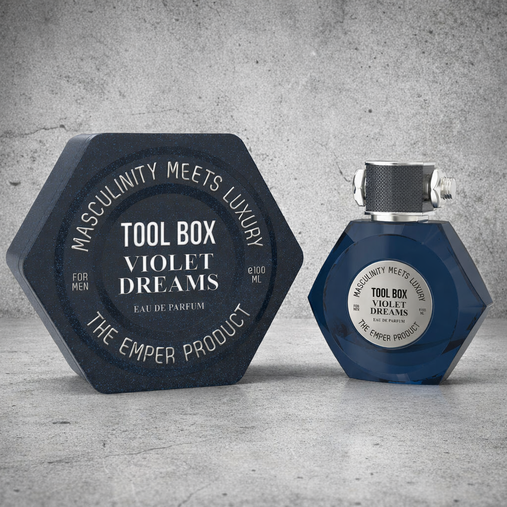 TOOL BOX Violet Dreams Eau de Parfum | Men’s Gym Fragrance 100ml | Long‑Lasting Fresh Scent
