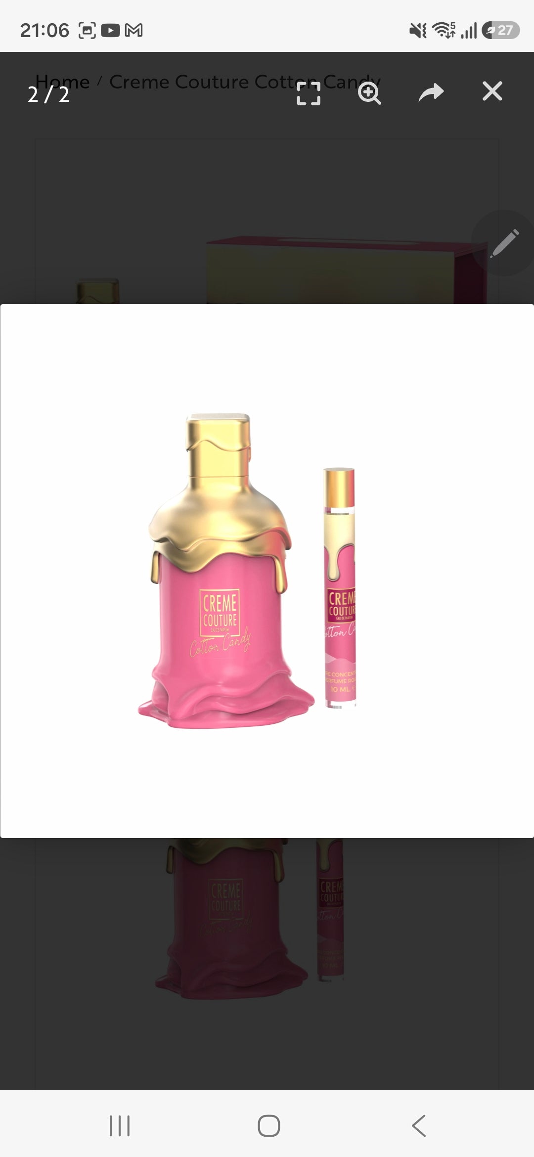 ✨ Crème Couture – Cotton Candy – Eau de Parfum Gift Set &