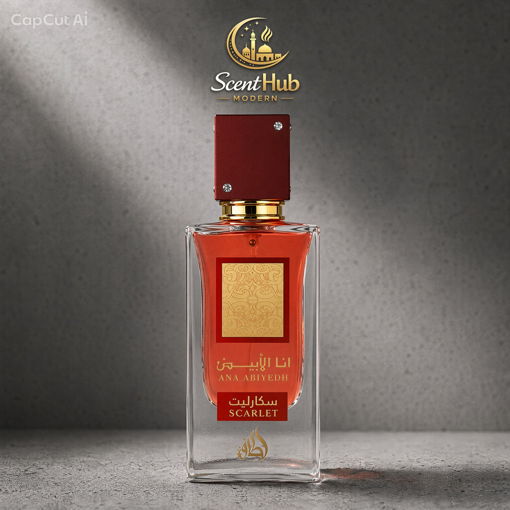 Ana Abiyedh Scarlet – Lattafa
Eau de Parfum • 100ml