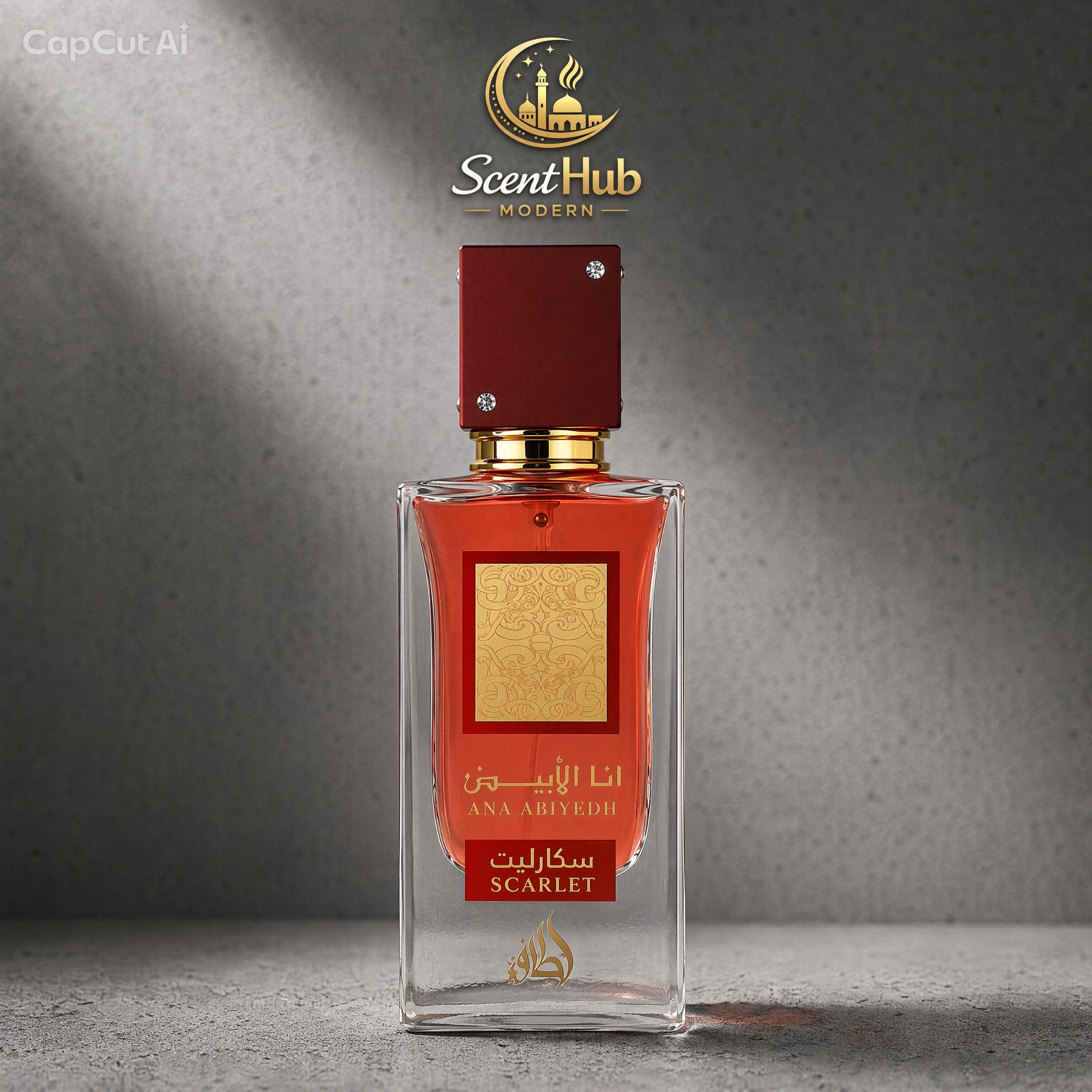 Ana Abiyedh Scarlet – Lattafa
Eau de Parfum • 100ml