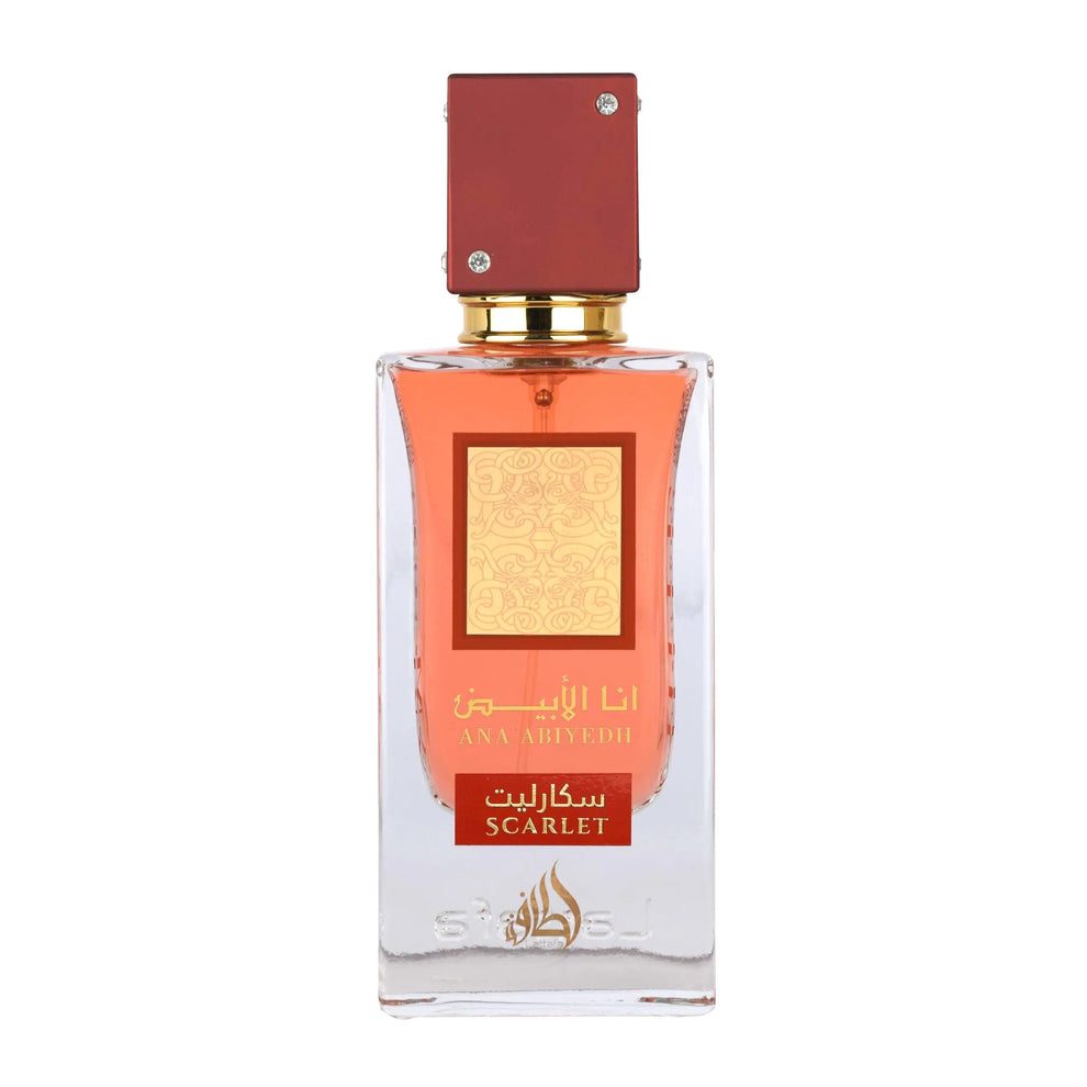 Ana Abiyedh Scarlet – Lattafa
Eau de Parfum • 100ml