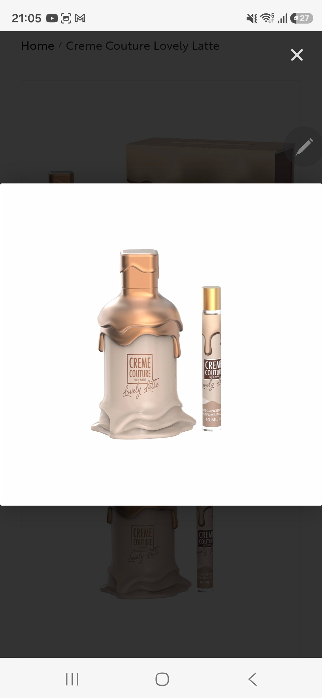 ✨ Creme Couture Lovely Latte – Eau de Parfum Set