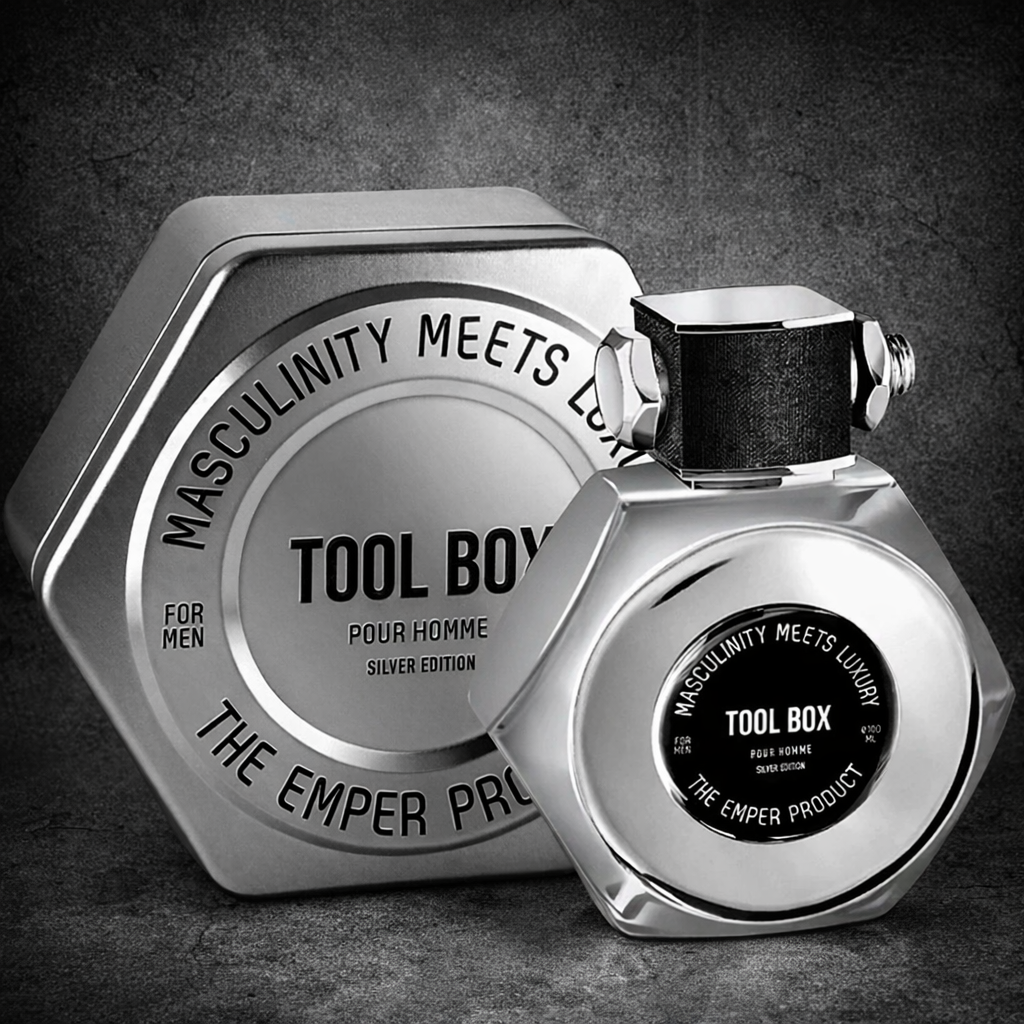 TOOL BOX Silver Edition Pour Homme | Men’s Fragrance 100ml | Gym Bestseller Cologne