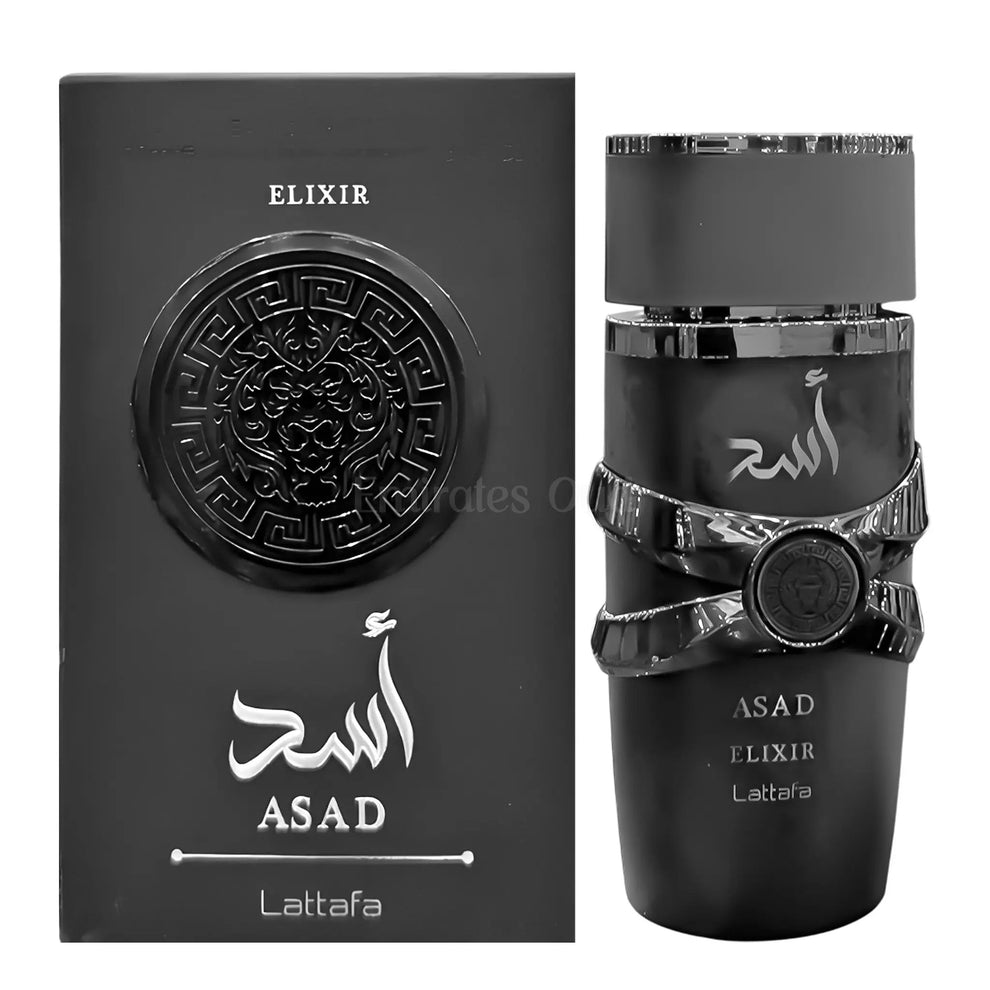 Asad Elixir by Lattafa – 100ml Eau de Parfum for Men