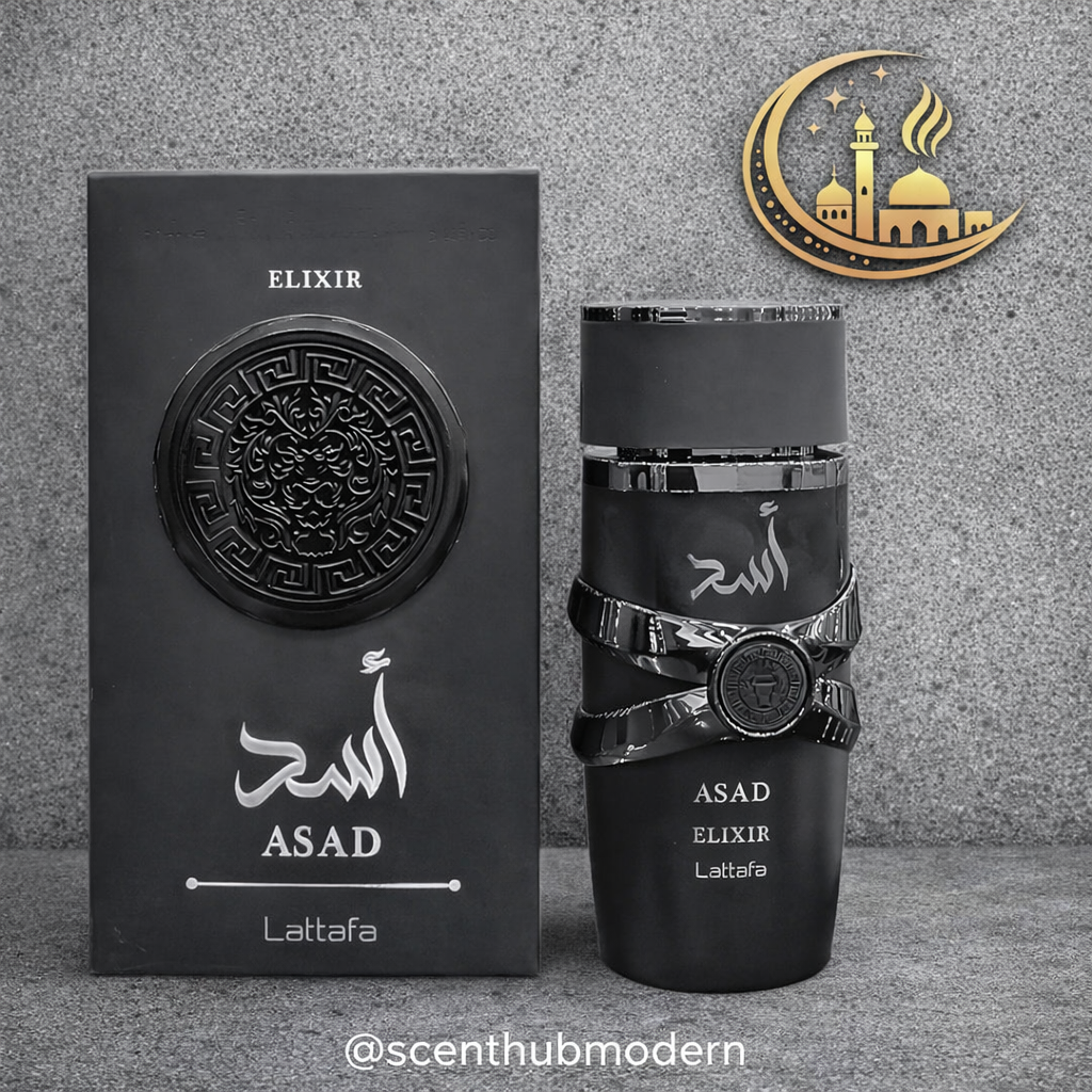 Asad Elixir by Lattafa – 100ml Eau de Parfum for Men