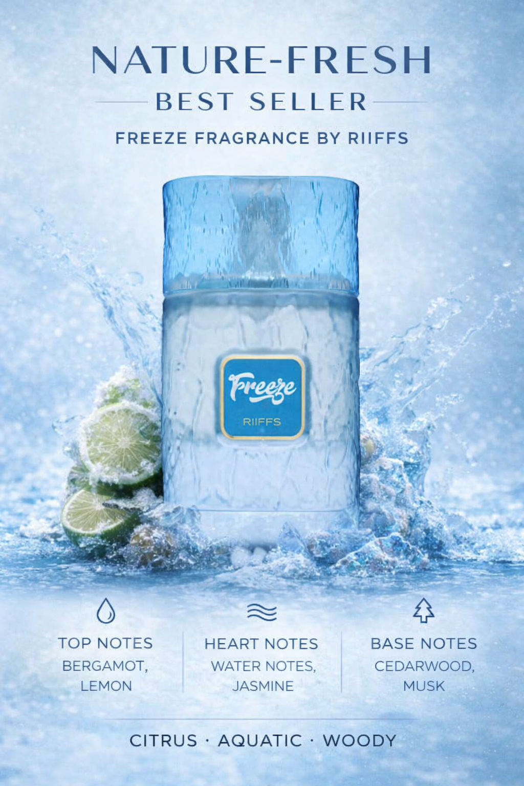 Freeze Perfume 100ml EDP Riiffs