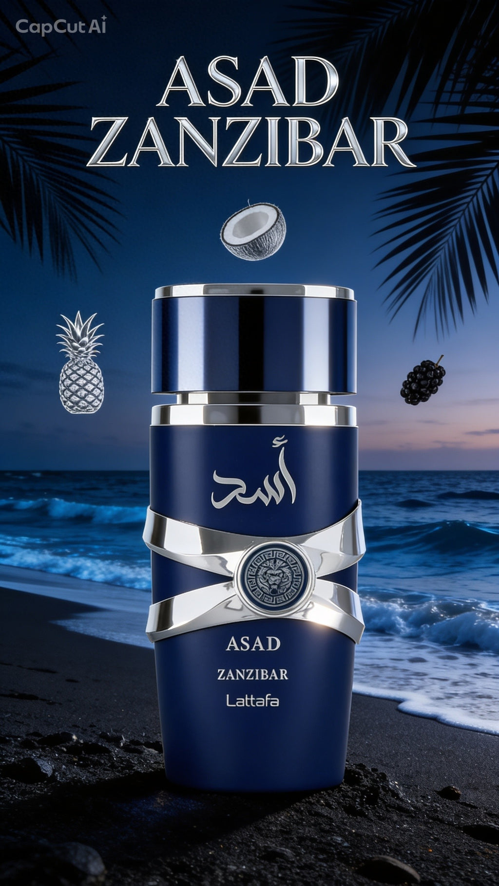 Lattafa Asad Zanzibar – 100ml Eau de Parfum for Men