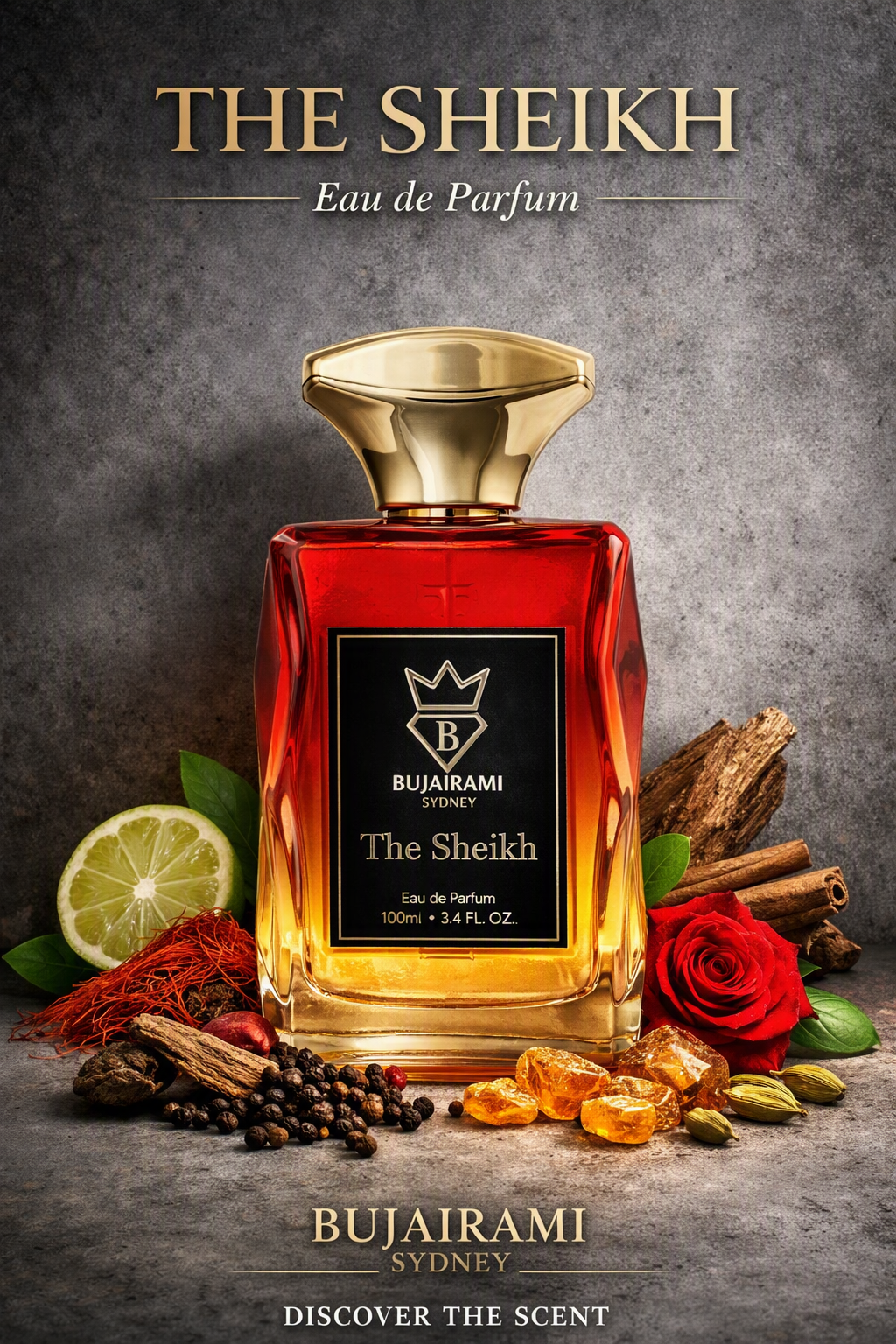 BUJAIRAMI Sydney – The Sheikh Eau de Parfum 100ml