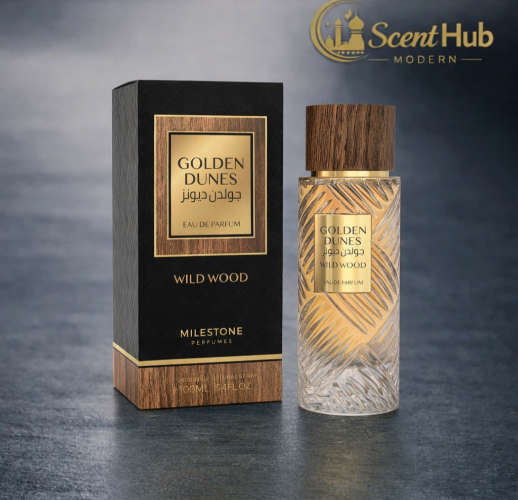 ✨ Golden Dunes – Wild Wood 100ml Eau de Parfum